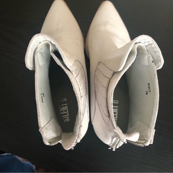 Anthropologie Silent D Women's Puly Western Leather Boots Size 38 ( 7 - 7.5 ) - Picture 6 of 13